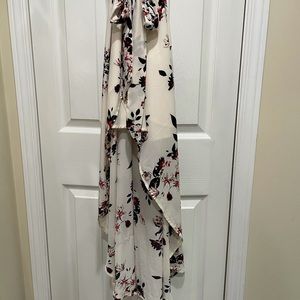 High-low floral dress